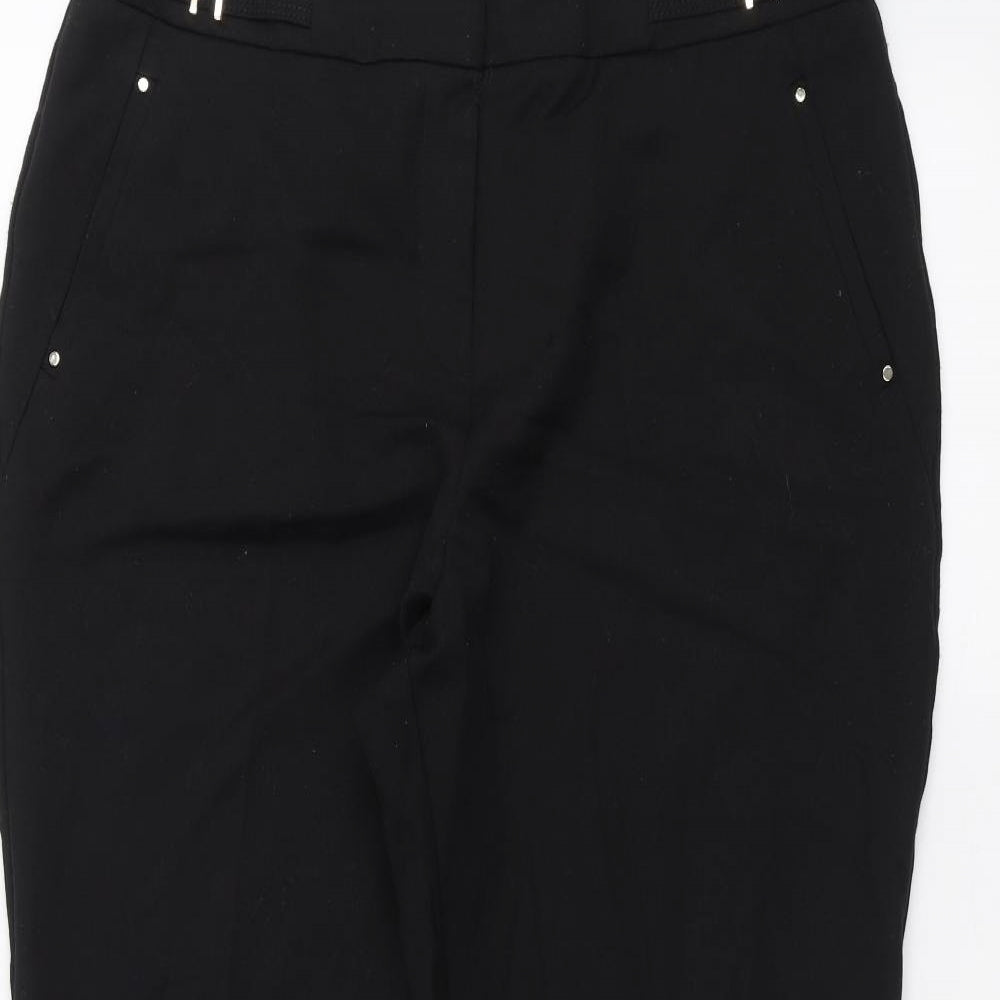 Wallis Womens Black   Trousers  Size 16 L30 in