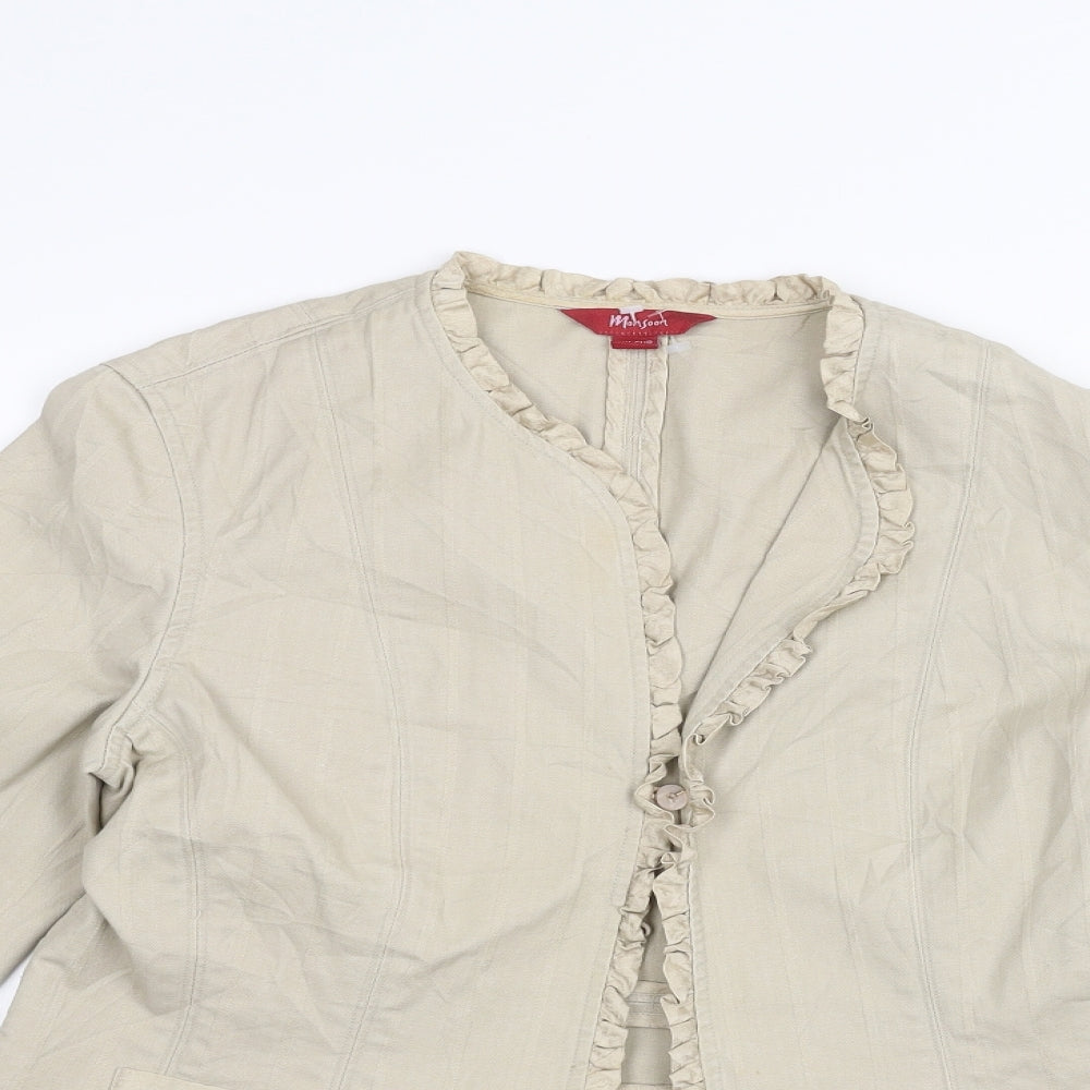 Monsoon Womens Brown   Jacket  Size 12