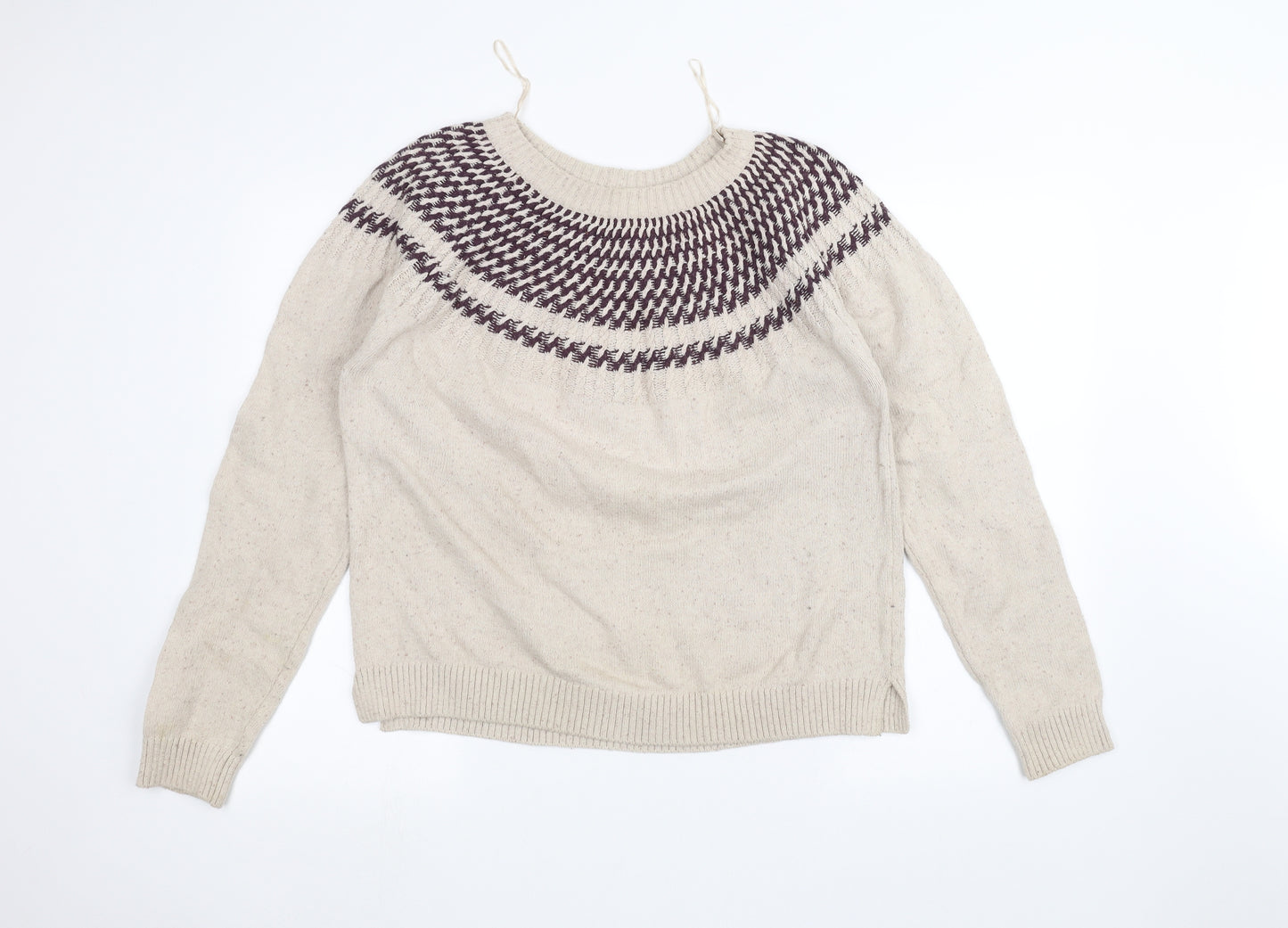 Fat Face Womens White   Pullover Jumper Size 18