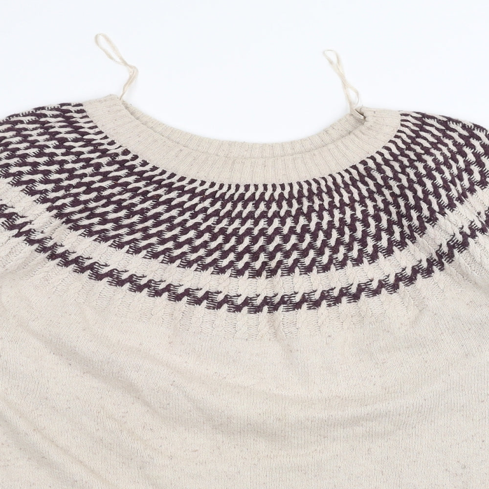 Fat Face Womens White   Pullover Jumper Size 18