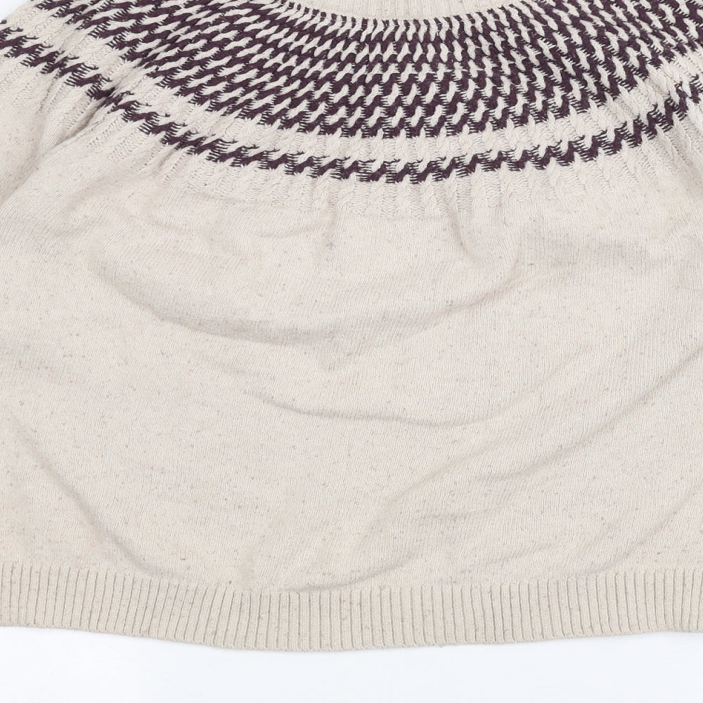 Fat Face Womens White   Pullover Jumper Size 18