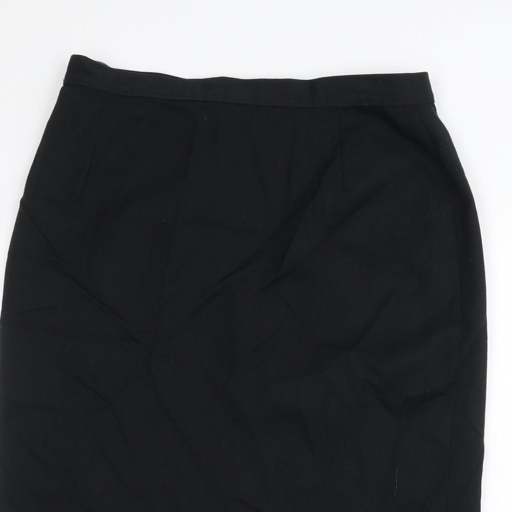 BHS Womens Black   A-Line Skirt Size 16