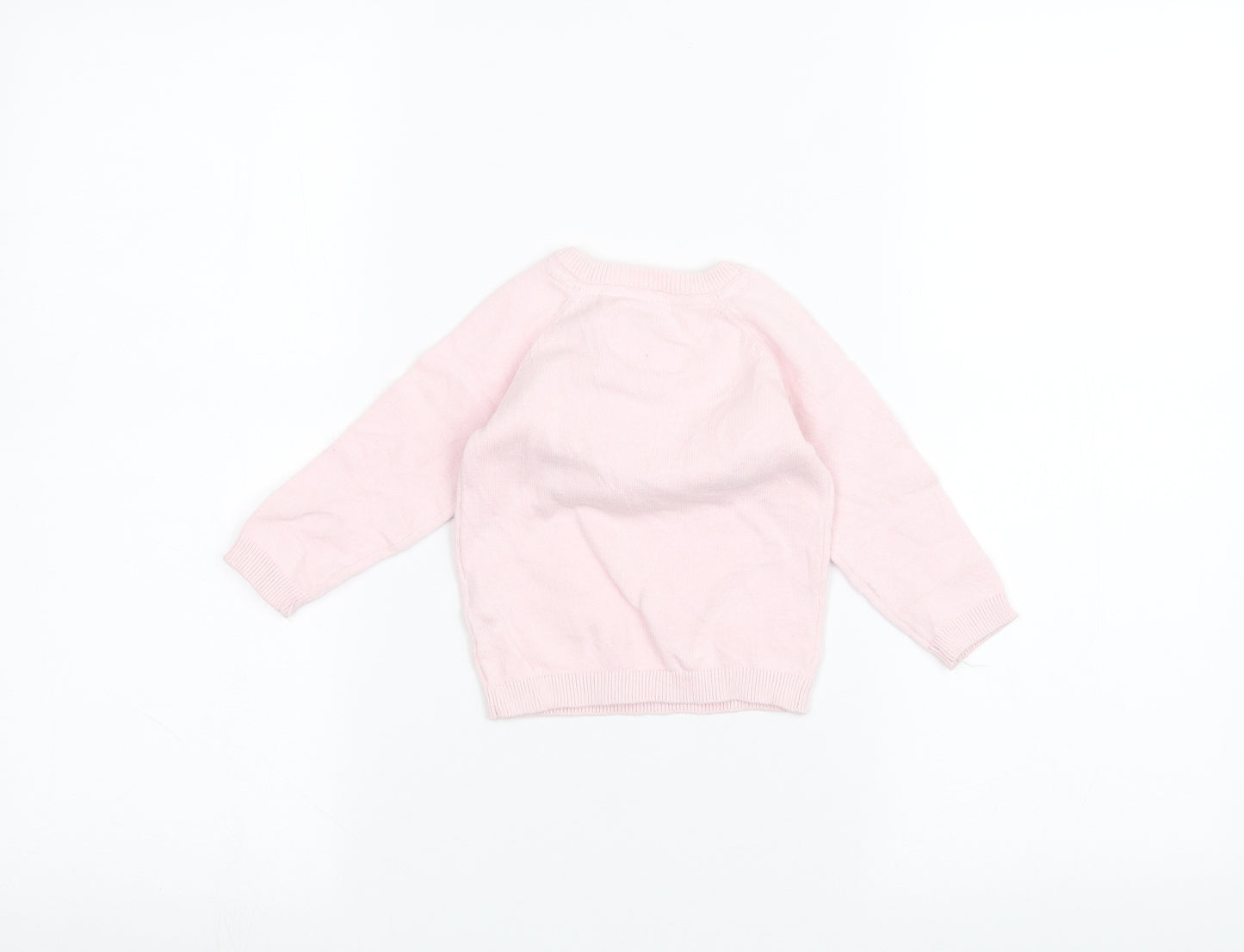 fred & flo Baby Pink   Pullover Jumper Size 3-6 Months