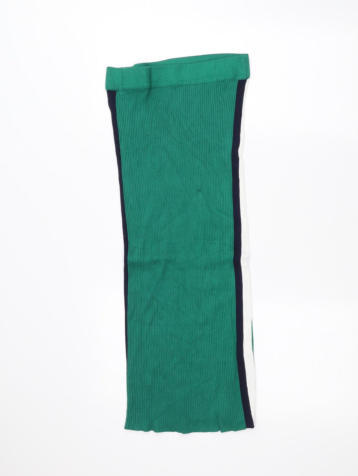Astradivarius Womens Green A-Line Skirt Size M