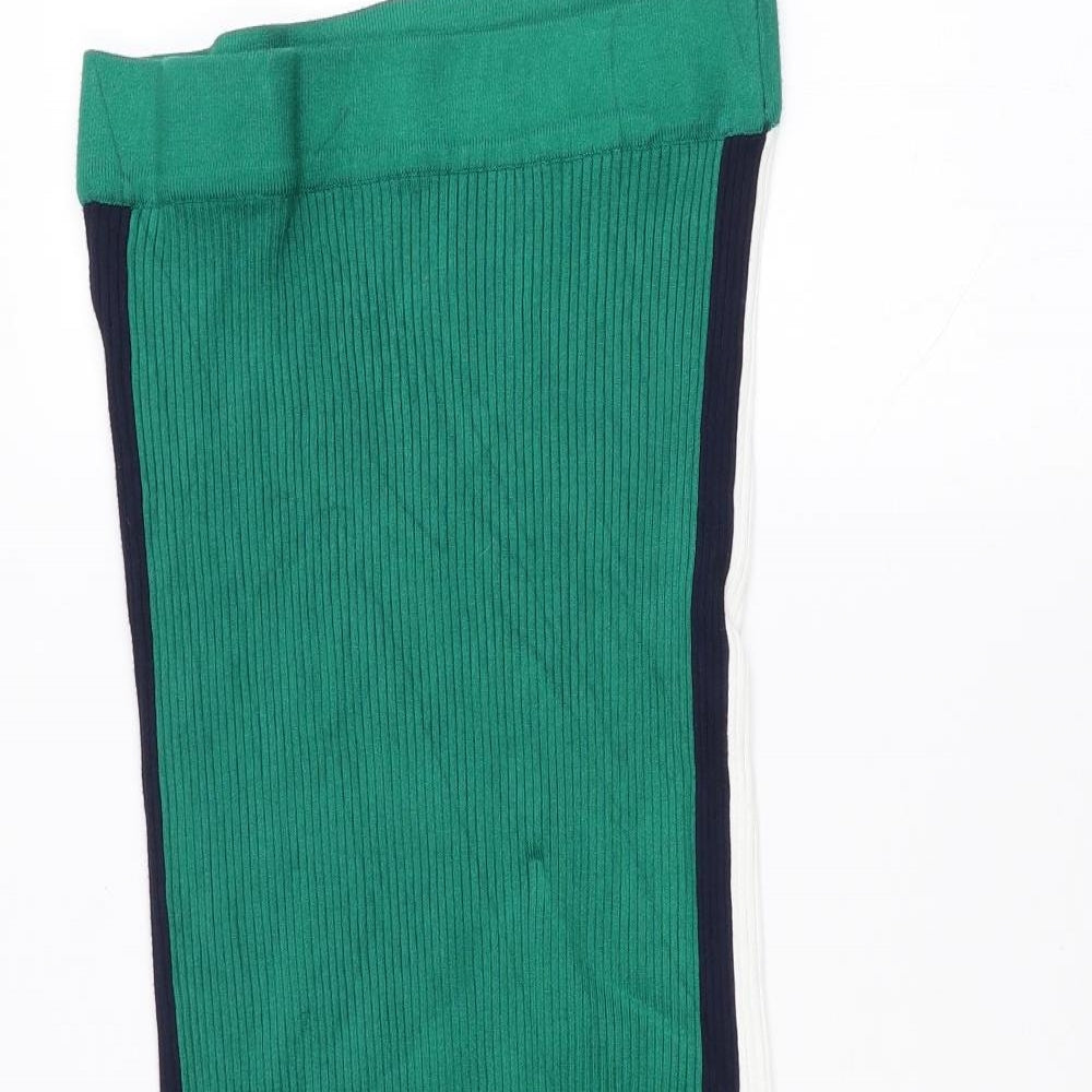 Astradivarius Womens Green   A-Line Skirt Size M