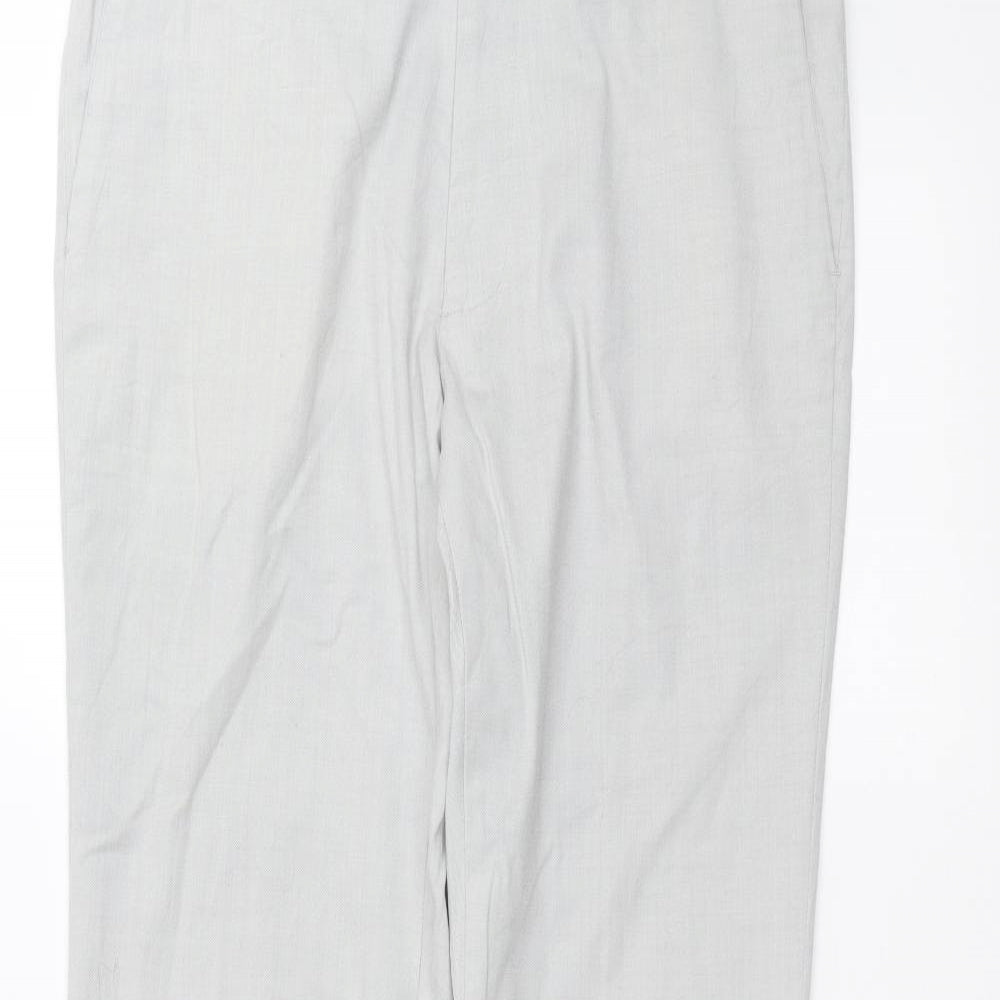 Marks and Spencer Mens Grey   Trousers  Size 34 in L30 in