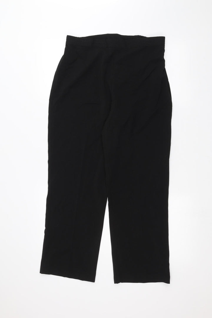 BM Womens Black Trousers Size 14 L24 in