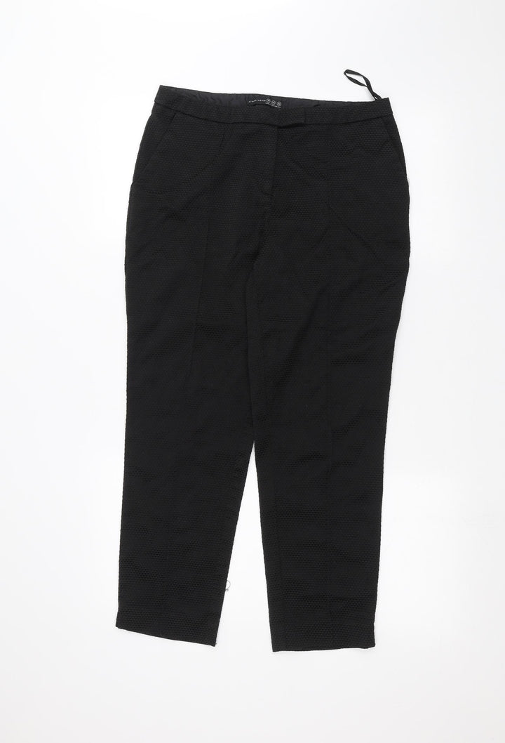 Atmosphere Womens Black   Trousers  Size 10 L23 in
