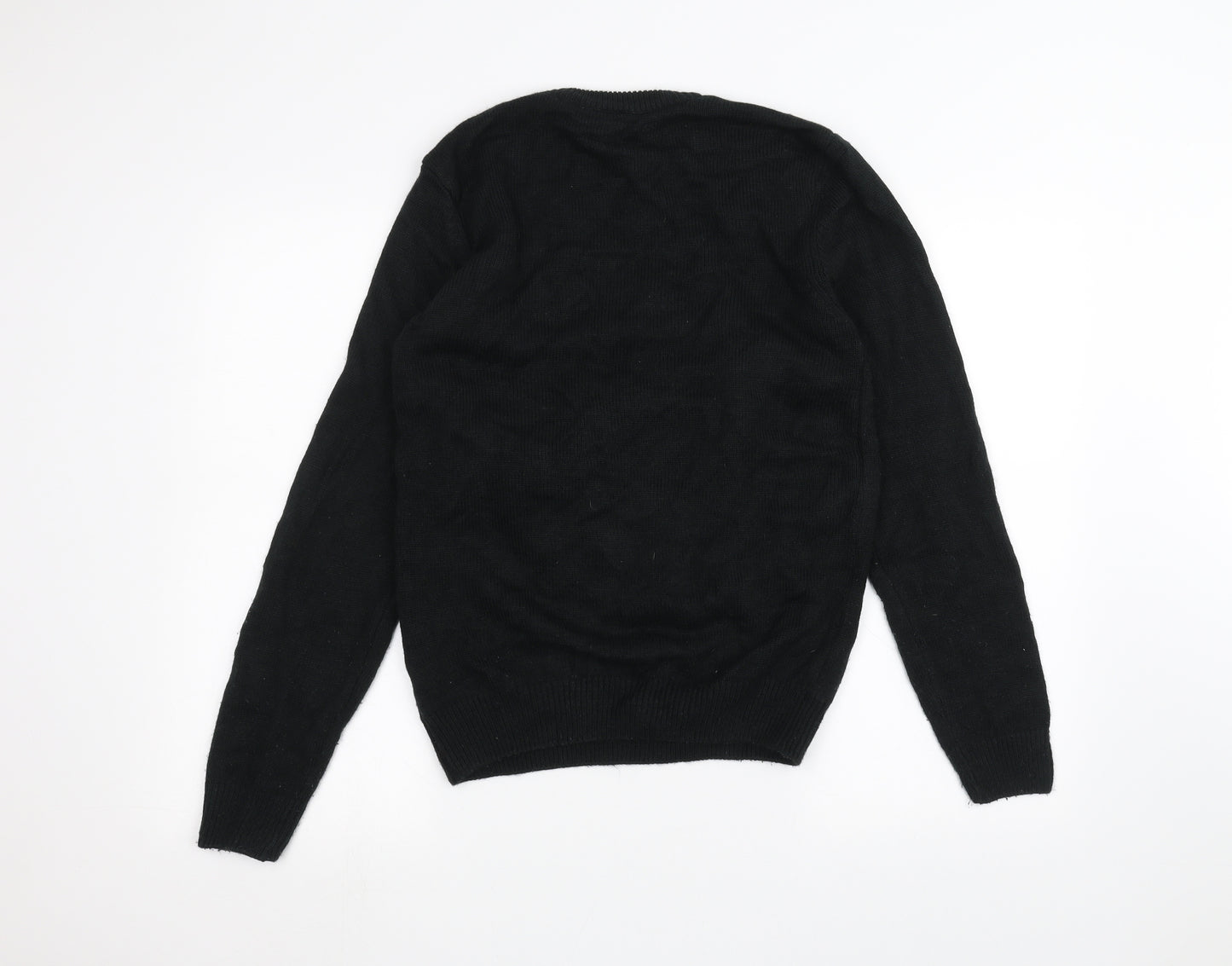 The Grinch Mens Black   Pullover Jumper Size S  - The Grinch