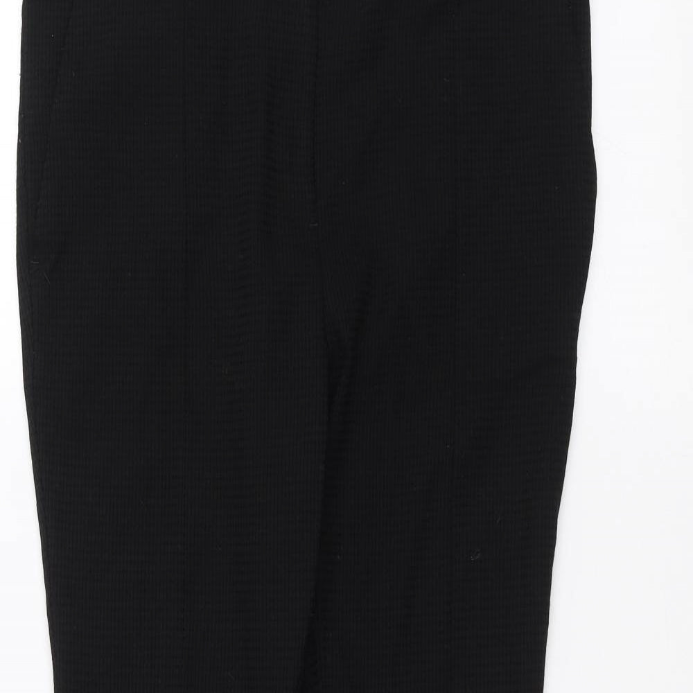 F&F Womens Black   Trousers  Size 12 L27 in