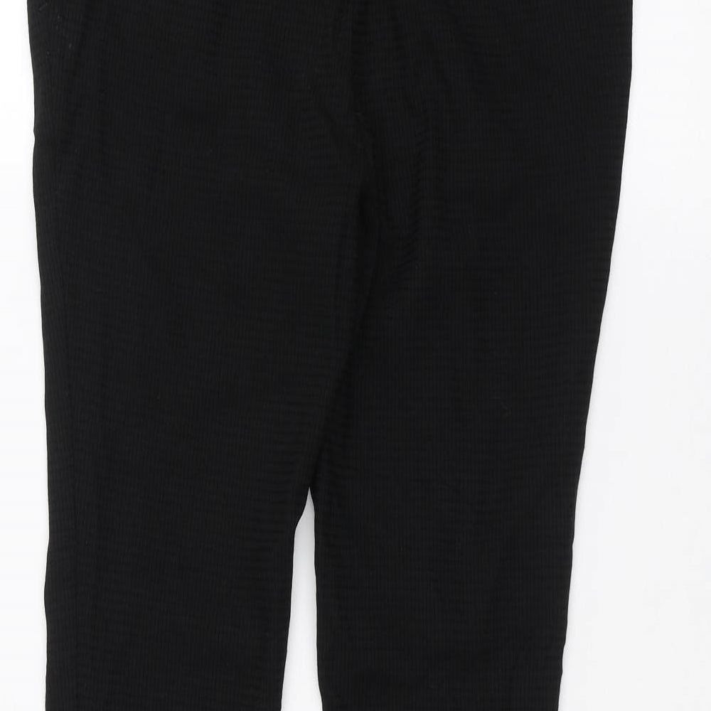 F&F Womens Black   Trousers  Size 12 L27 in
