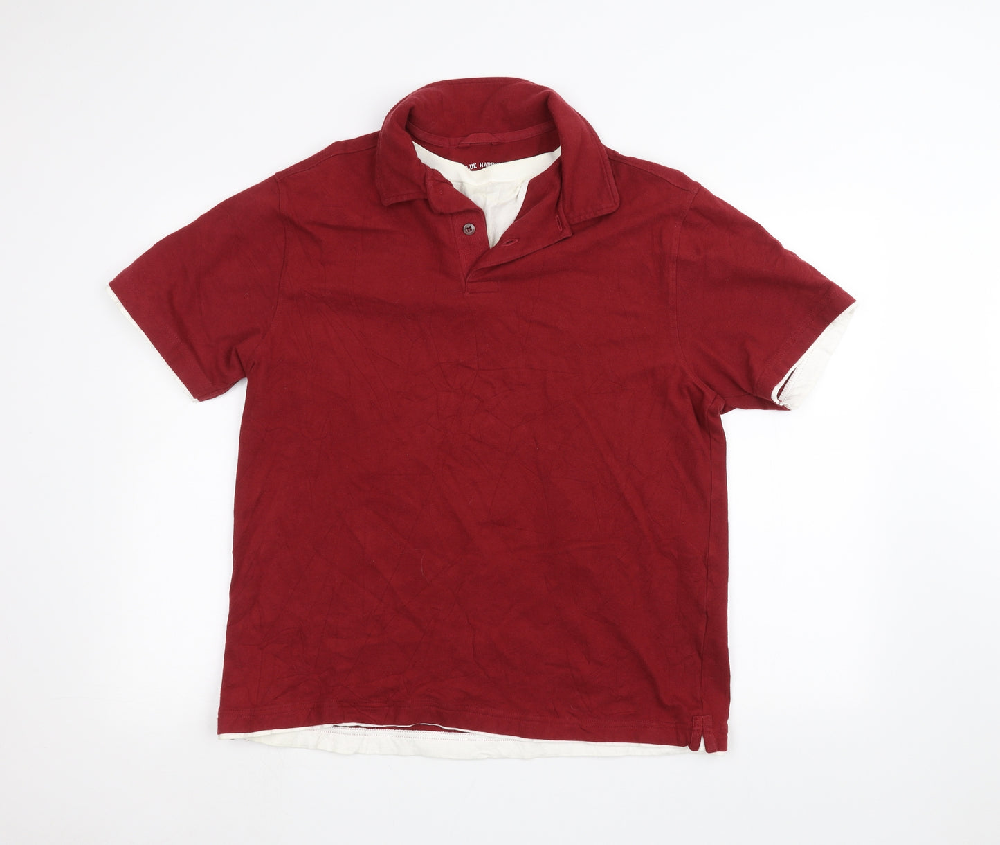 Marks and Spencer Mens Red    Polo Size M