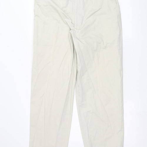 Marks and Spencer Womens White   Straight Jeans Size 36 in L30 in