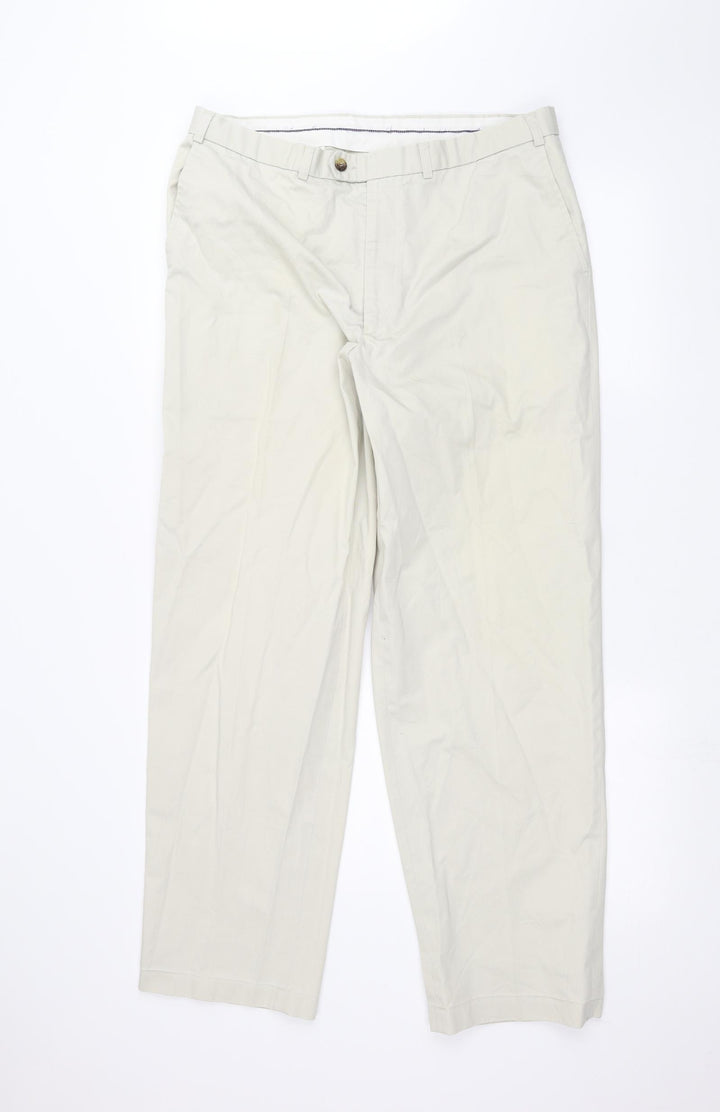 Marks and Spencer Womens White   Straight Jeans Size 36 in L30 in