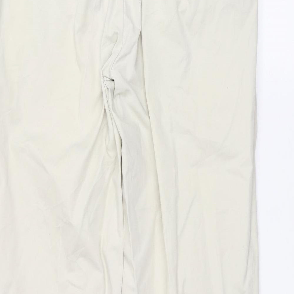 Marks and Spencer Womens White   Straight Jeans Size 36 in L30 in