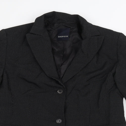 Bianca Womens Black   Jacket  Size 12