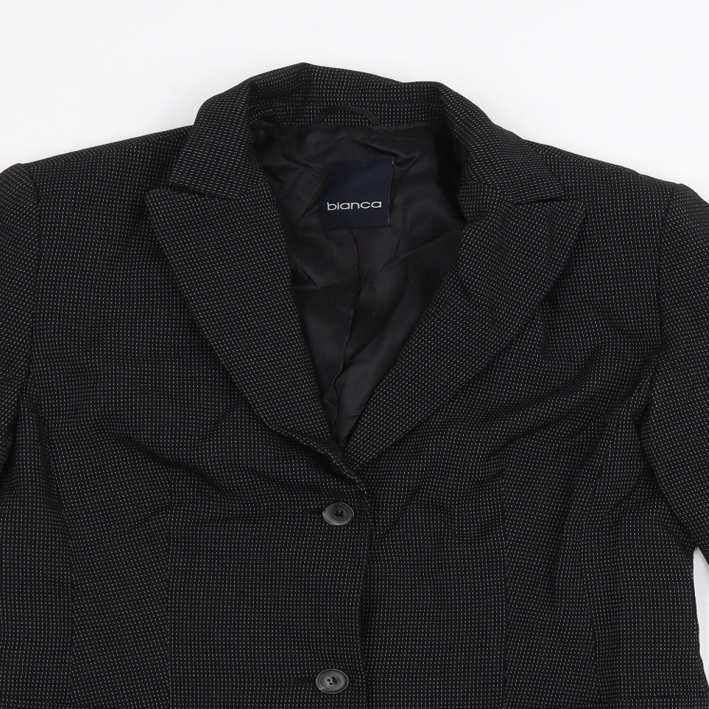 Bianca Womens Black   Jacket  Size 12