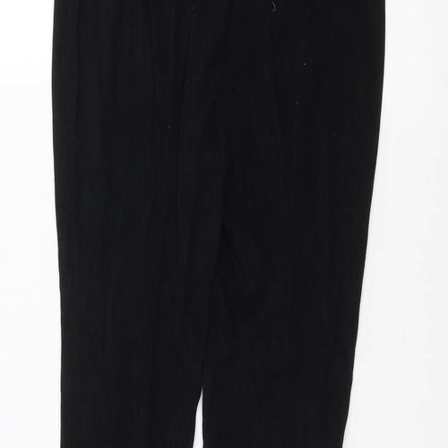 NEXT Womens Black   Trousers  Size 10 L25 in