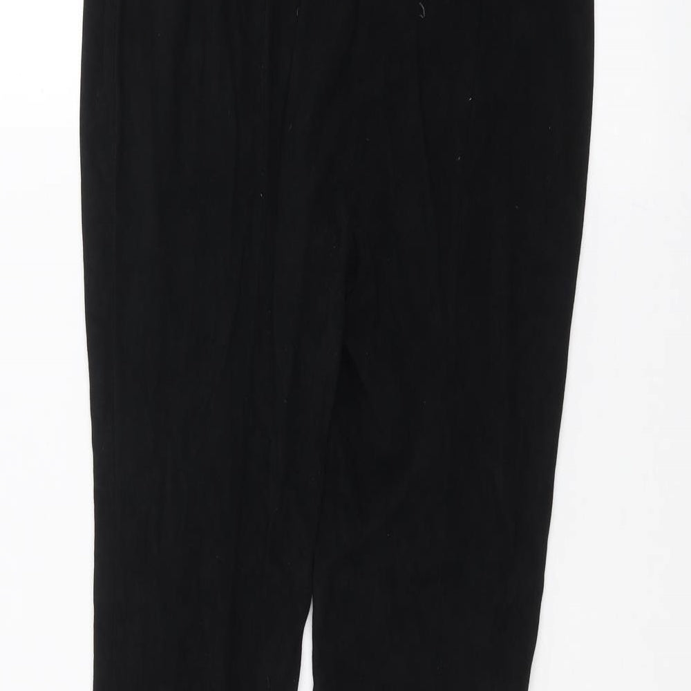 NEXT Womens Black   Trousers  Size 10 L25 in