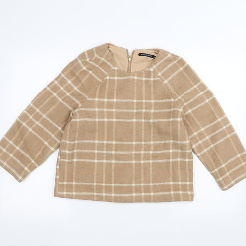 Monoprix Womens Brown   Pullover Jumper Size 10