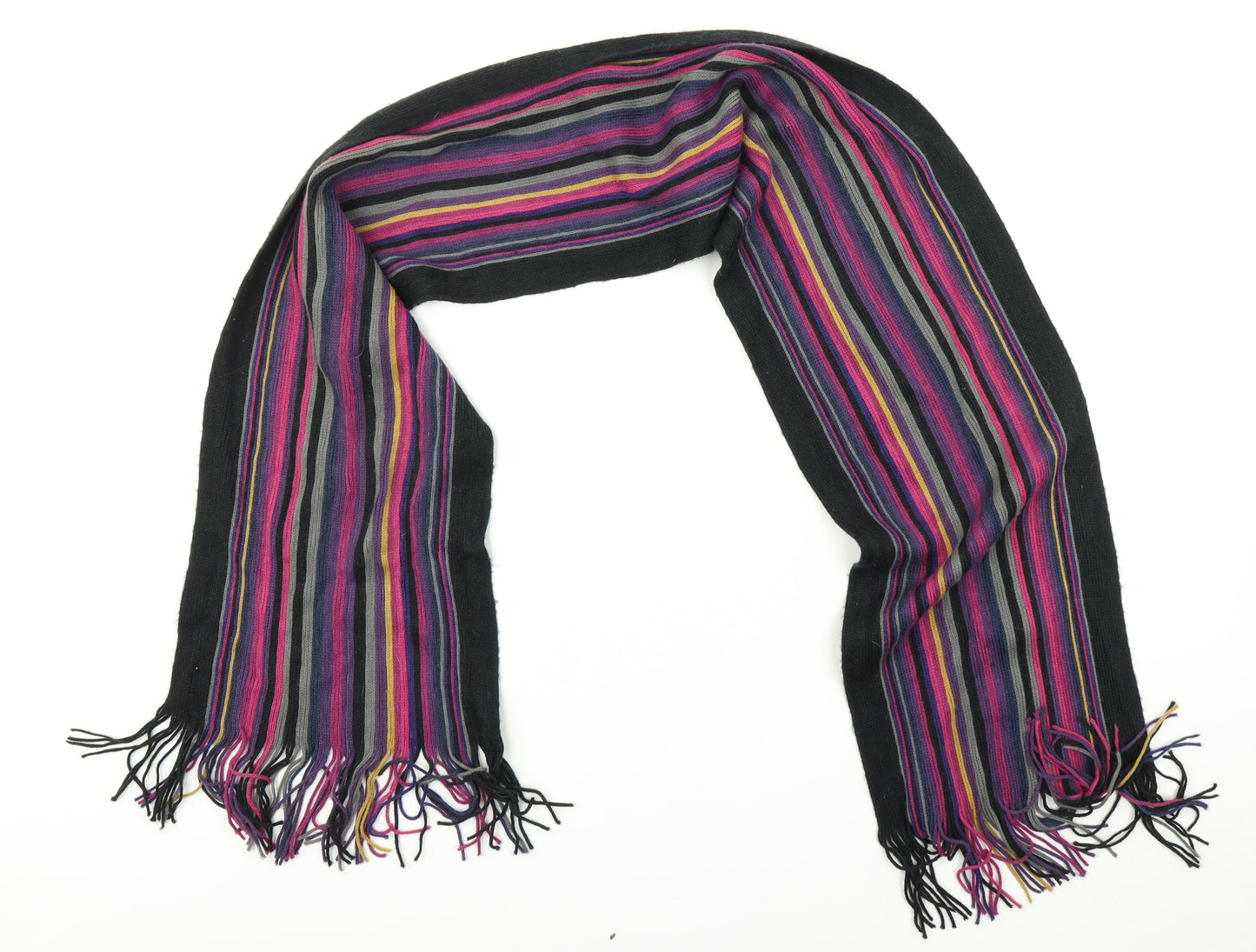 Preworn Womens Multicoloured Striped   Scarf