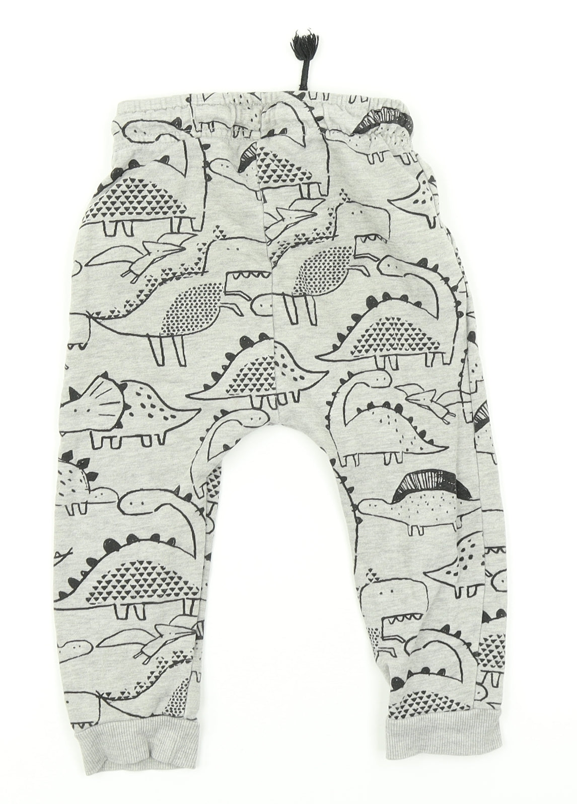 George Boys Grey   Jogger Trousers Size 18-24 Months  - Dinosaur print