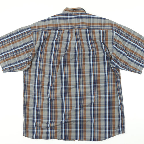 Jeep Womens Multicoloured Check  Basic Button-Up Size L