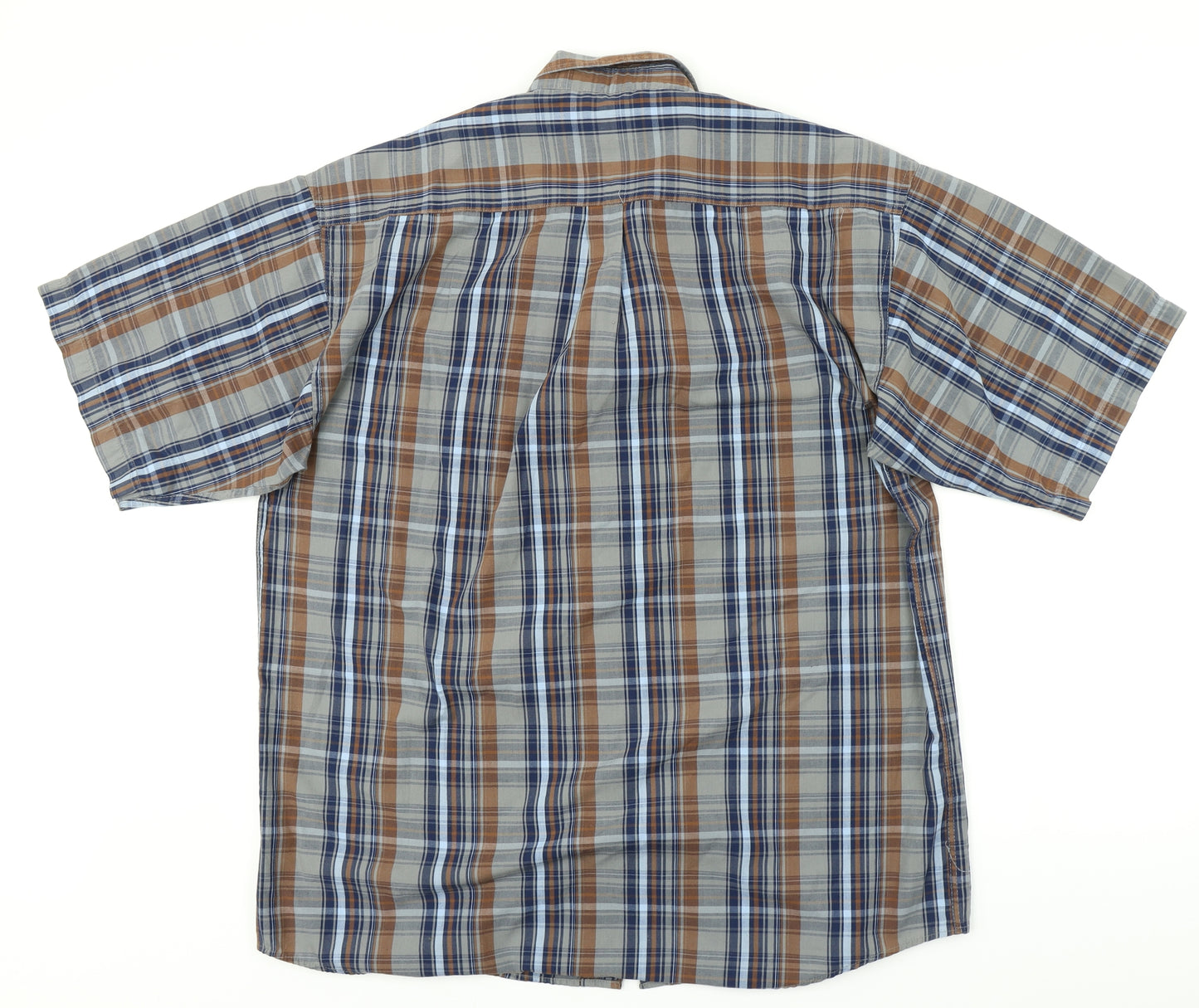Jeep Womens Multicoloured Check  Basic Button-Up Size L