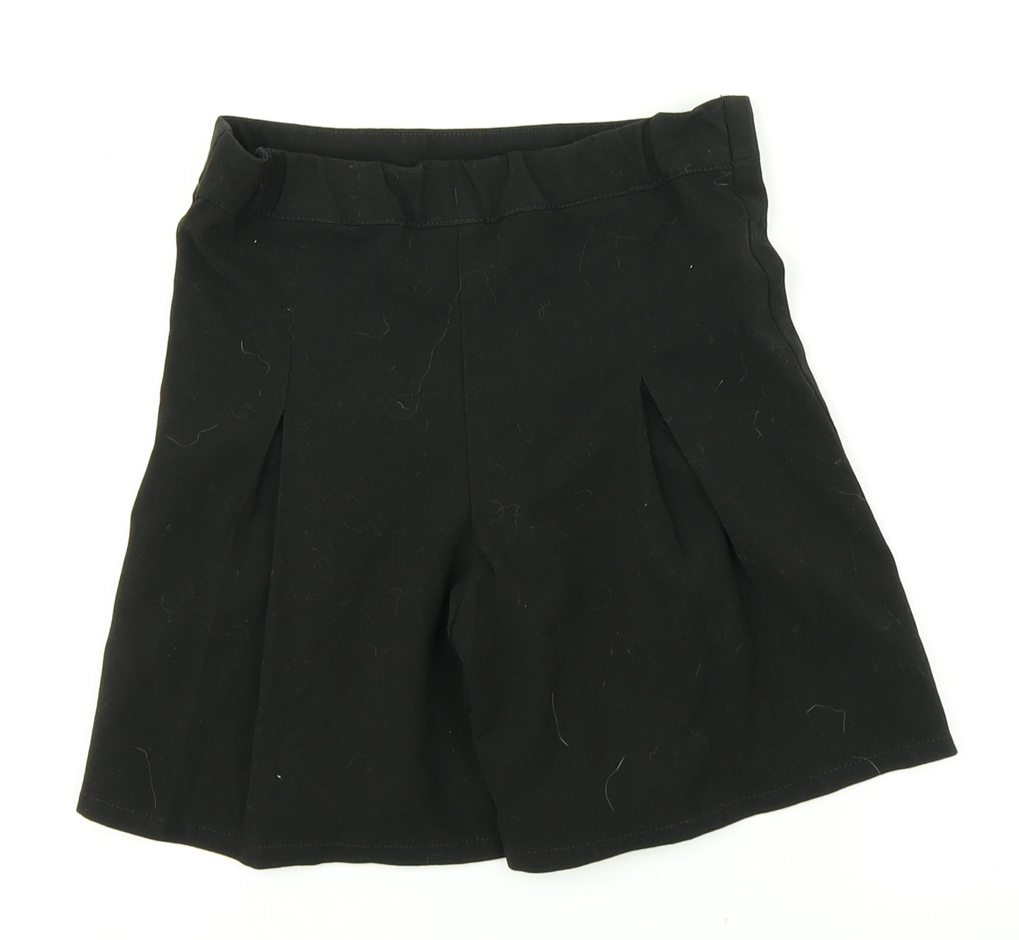 F&F Girls Black   A-Line Skort Size 7-8 Years