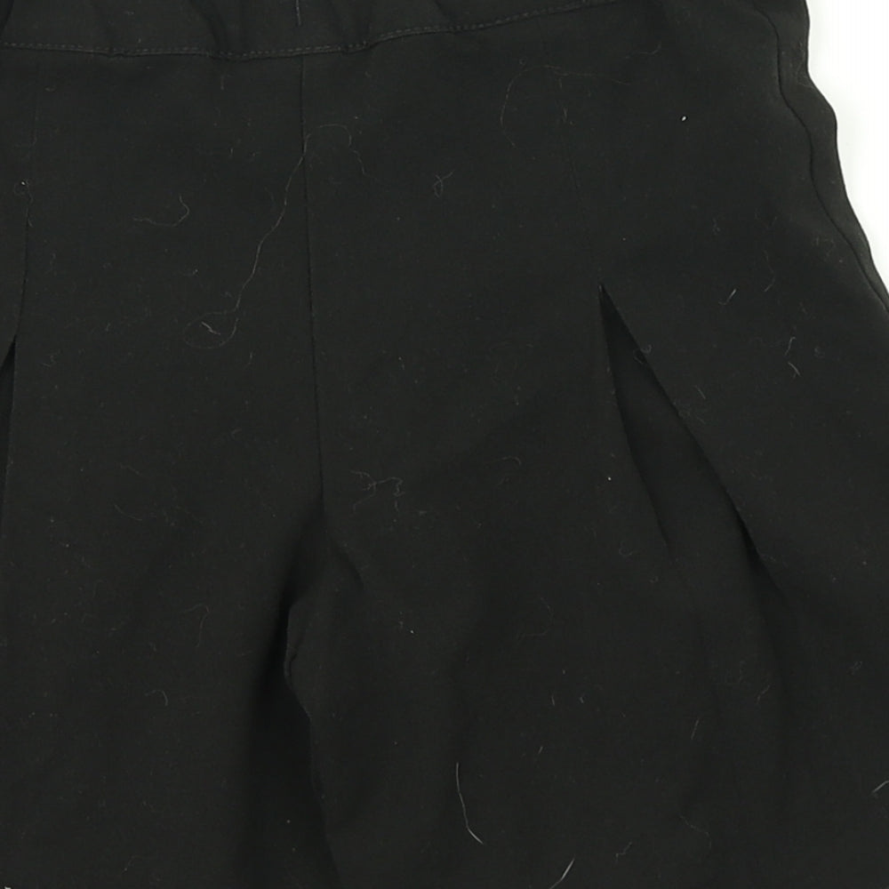 F&F Girls Black   A-Line Skort Size 7-8 Years