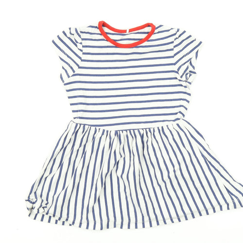 George Girls Multicoloured Striped  A-Line  Size 12-18 Months