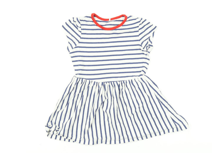 George Girls Multicoloured Striped  A-Line  Size 12-18 Months