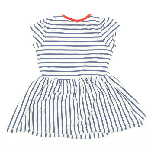 George Girls Multicoloured Striped  A-Line  Size 12-18 Months