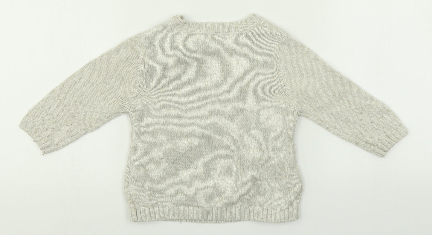 F&F Girls Multicoloured   Pullover Jumper Size 6-9 Months