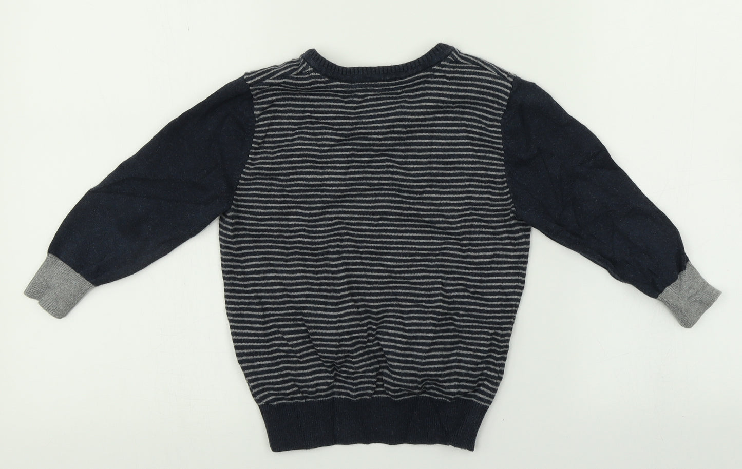 George Boys Multicoloured Striped  Pullover Jumper Size 3-4 Years