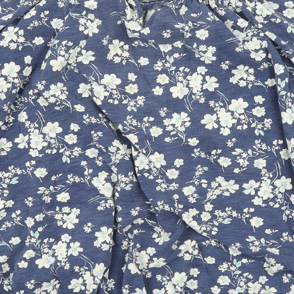 F&F Womens Blue Floral  Basic Blouse Size 20