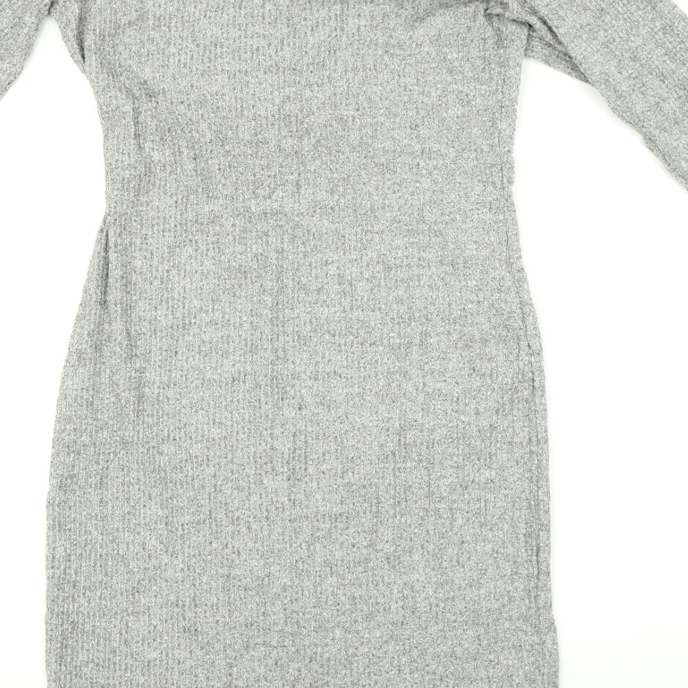 river island  Womens Grey   Jumper Dress  Size 14