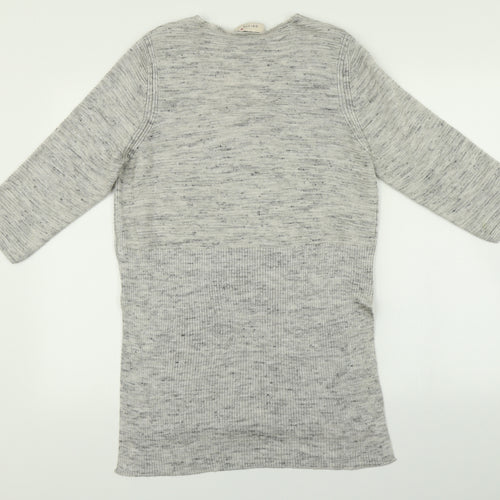 M&S Womens Grey   Pullover Jumper Size 8