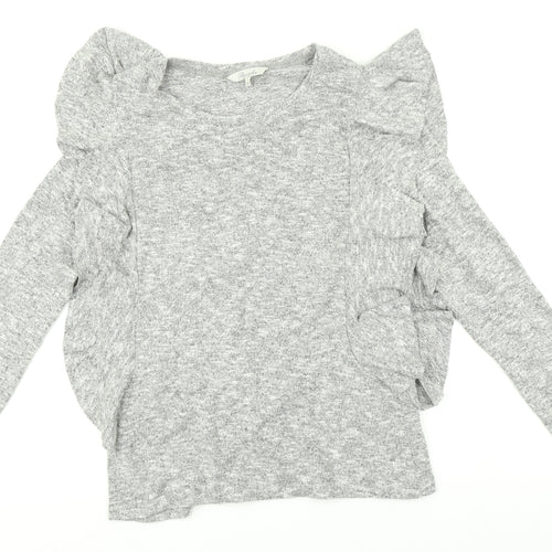Peacocks Womens Grey   Pullover Jumper Size 12