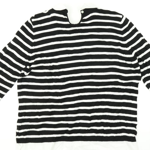 Bonmarché Mens Multicoloured Striped  Pullover Jumper Size M