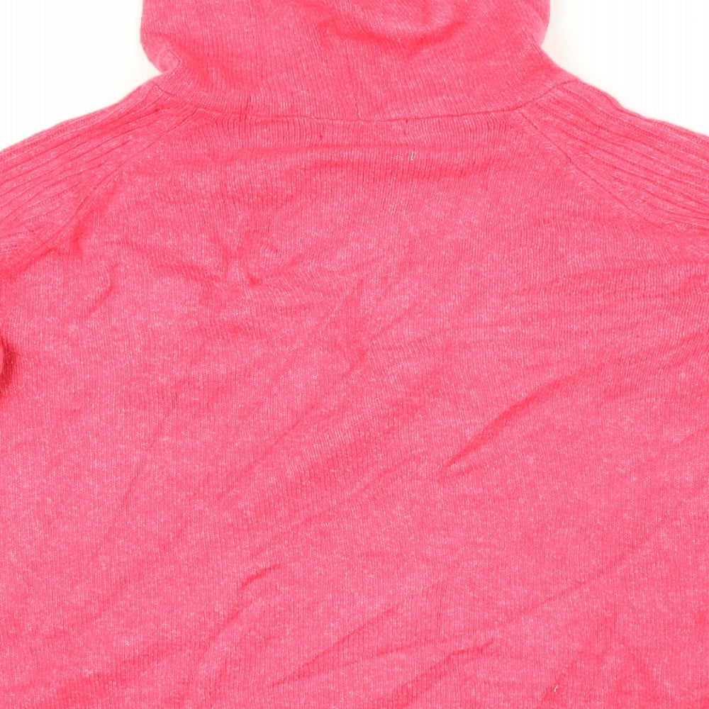 M&S Womens Pink   Pullover Hoodie Size L