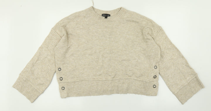 Topshop Womens Beige   Pullover Jumper Size 10