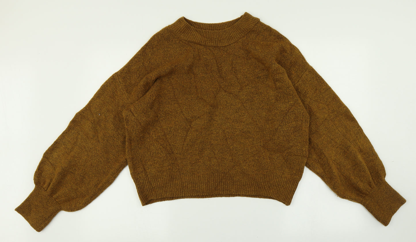 New Look Womens Brown   Pullover Jumper Size L