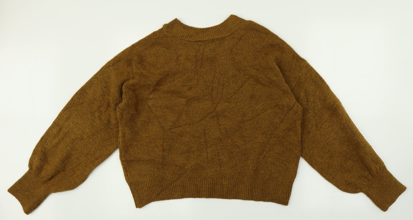 New Look Womens Brown   Pullover Jumper Size L