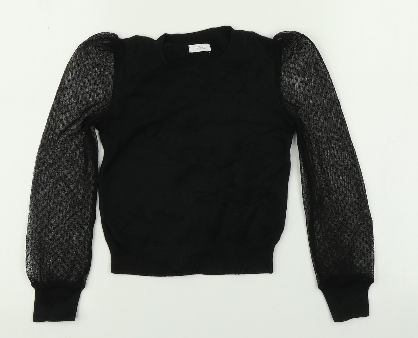 NEXT Girls Black   Pullover Jumper Size 4 Years