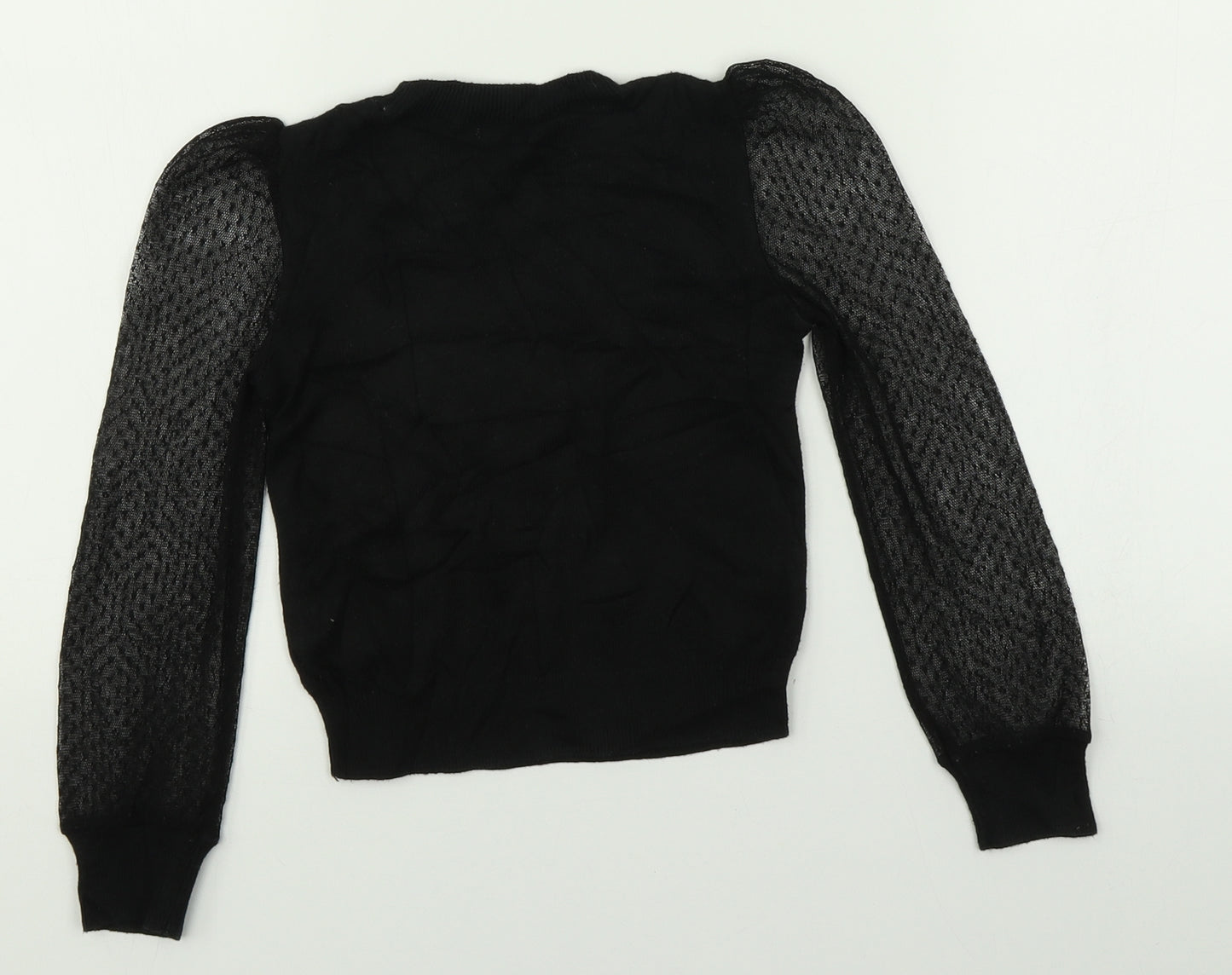 NEXT Girls Black   Pullover Jumper Size 4 Years