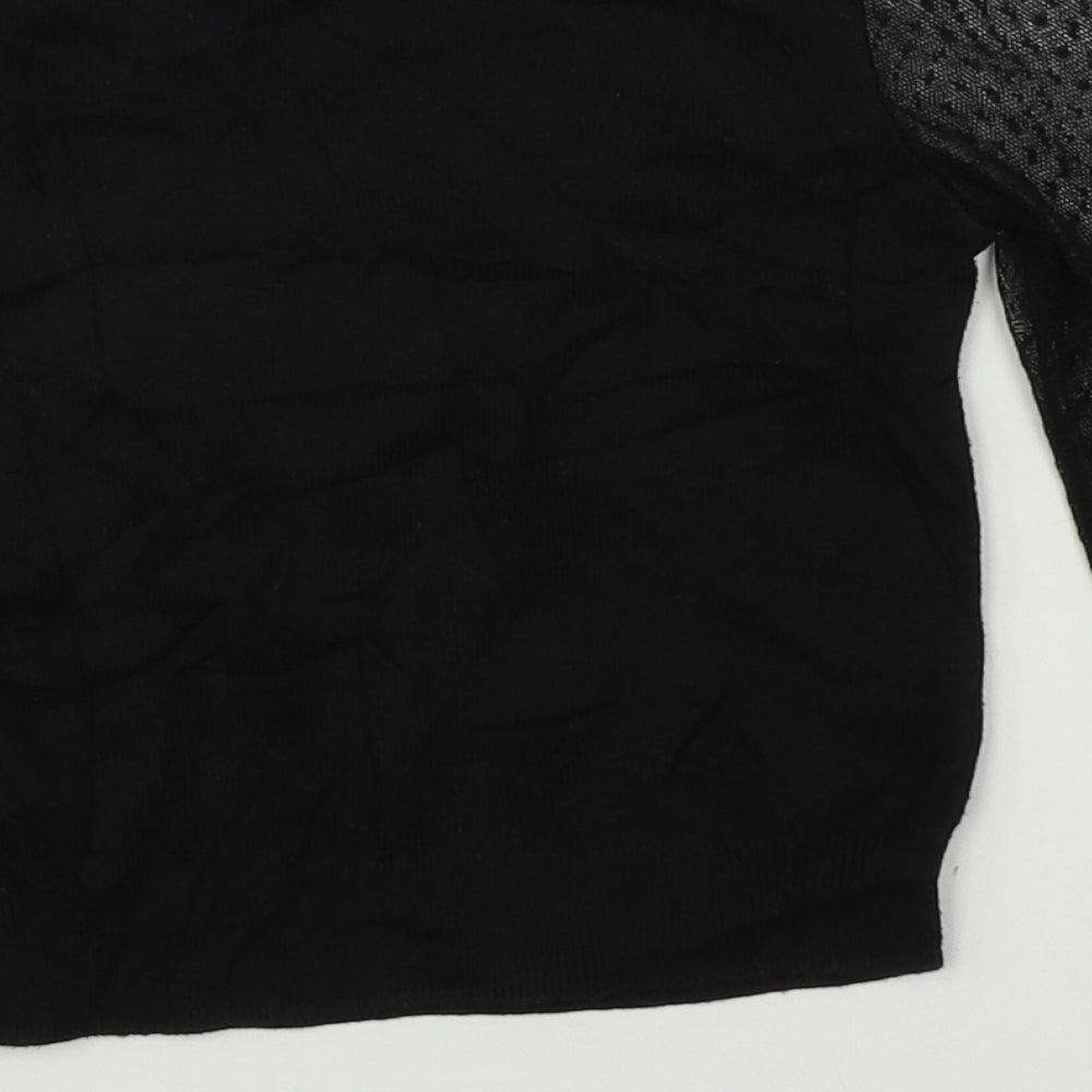 NEXT Girls Black   Pullover Jumper Size 4 Years