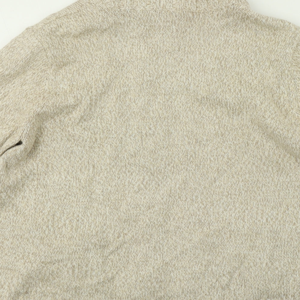 BHS Womens Beige   Full Zip Jumper Size 16