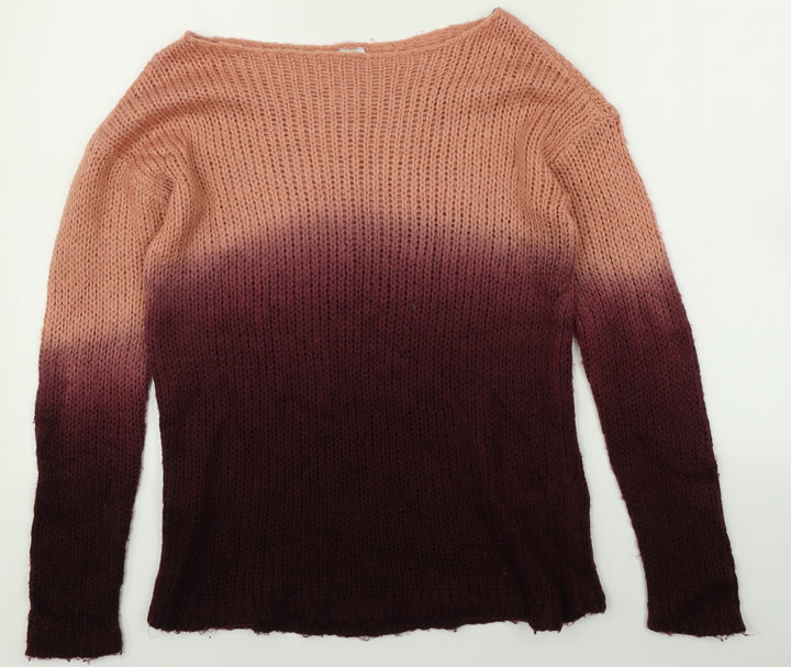 VERO MODA Womens Multicoloured Striped Pullover Jumper