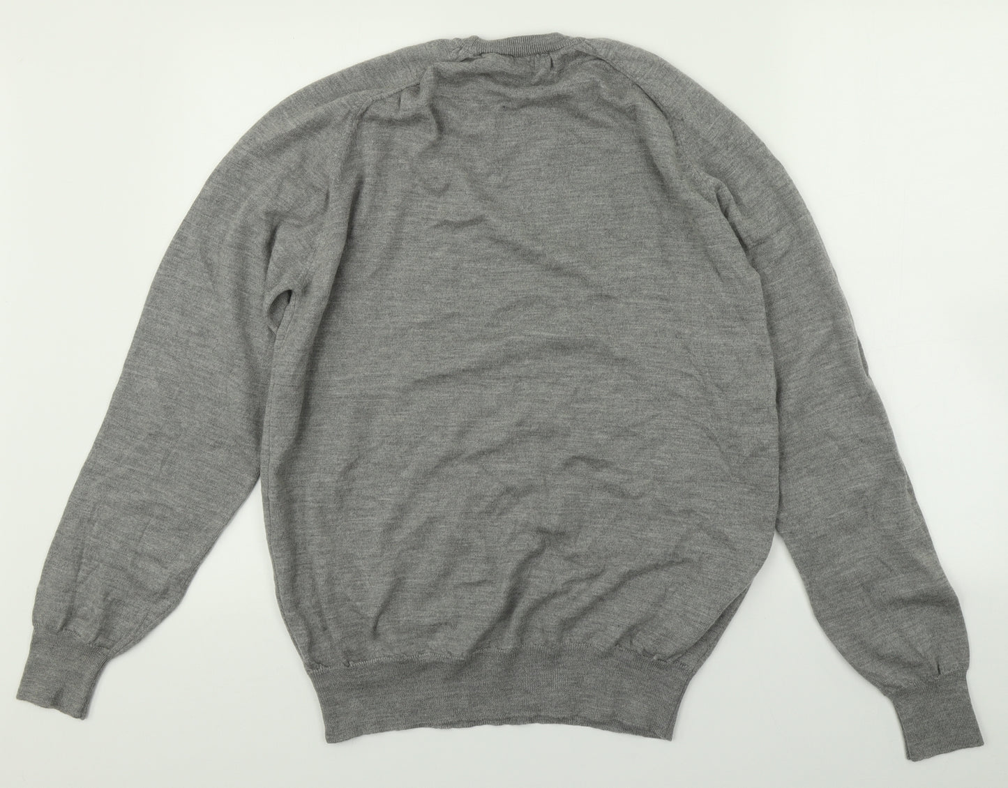 Pringle Mens Grey Argyle/Diamond  Pullover Jumper Size XL